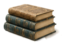 Stack of old books